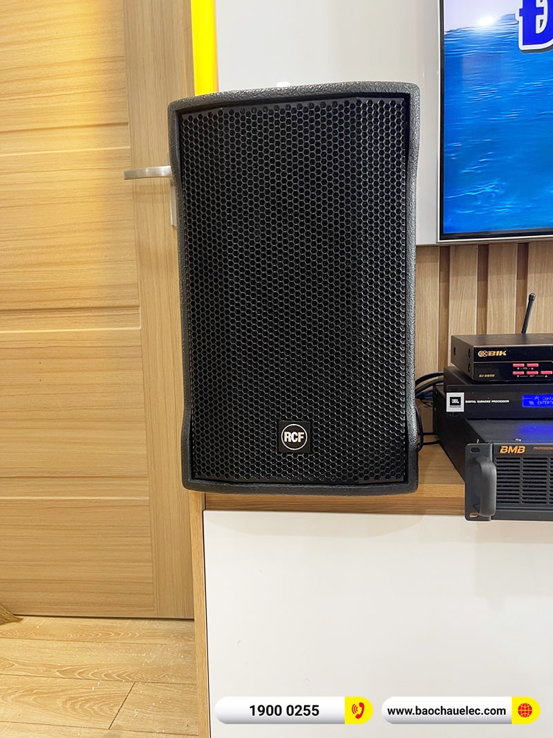 Lắp đặt dàn karaoke RCF gần 82tr cho anh Tuấn tại Hà Nội (RCF C-MAX 4110, DAD 950, KX180A, JBL A120P) 