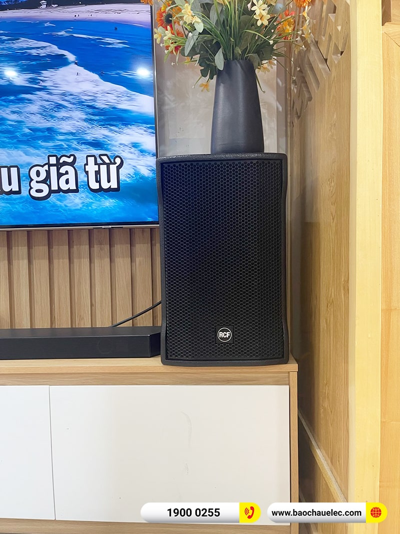 Lắp đặt dàn karaoke RCF gần 82tr cho anh Tuấn tại Hà Nội (RCF C-MAX 4110, DAD 950, KX180A, JBL A120P) 