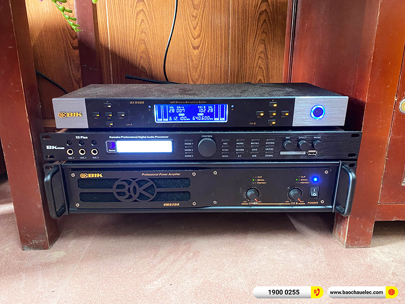 Lắp đặt dàn karaoke trị giá khoảng 20 triệu cho anh Tuấn tại Hà Nội (JBL Pasion 6, BKSound DKA 5500) 