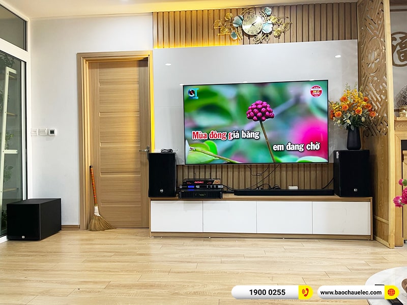 Lắp đặt dàn karaoke RCF gần 82tr cho anh Tuấn tại Hà Nội (RCF C-MAX 4110, DAD 950, KX180A, JBL A120P) 