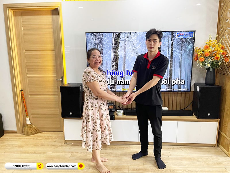 Lắp đặt dàn karaoke RCF gần 82tr cho anh Tuấn tại Hà Nội (RCF C-MAX 4110, DAD 950, KX180A, JBL A120P) 