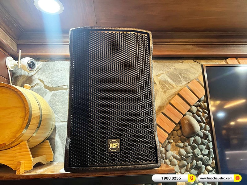 Lắp đặt dàn karaoke RCF gần 90tr cho chị Hà ở Chung cư Tràng An Hà Nội (RCF CMAX 4110, Crown T5, KX180A, Pasion 12SP, VM300, BKSound M8)