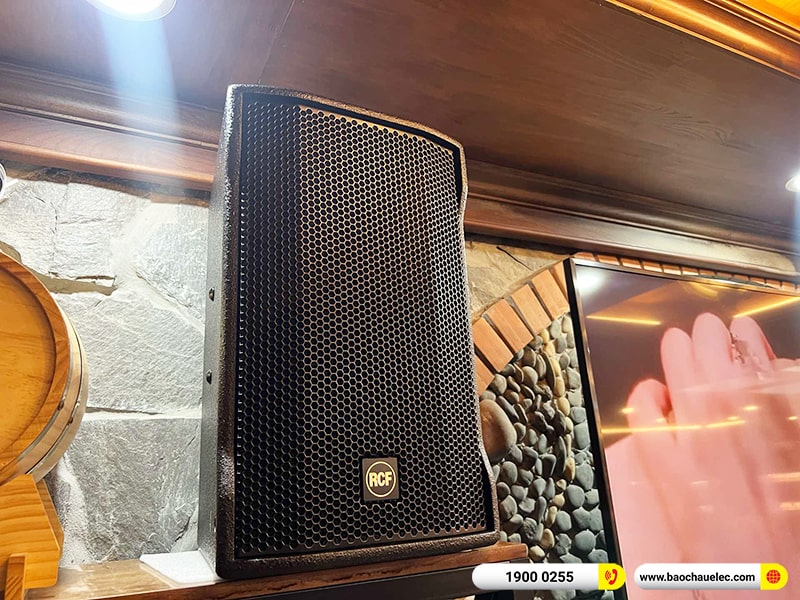 Lắp đặt dàn karaoke RCF gần 90tr cho chị Hà ở Chung cư Tràng An Hà Nội (RCF CMAX 4110, Crown T5, KX180A, Pasion 12SP, VM300, BKSound M8)