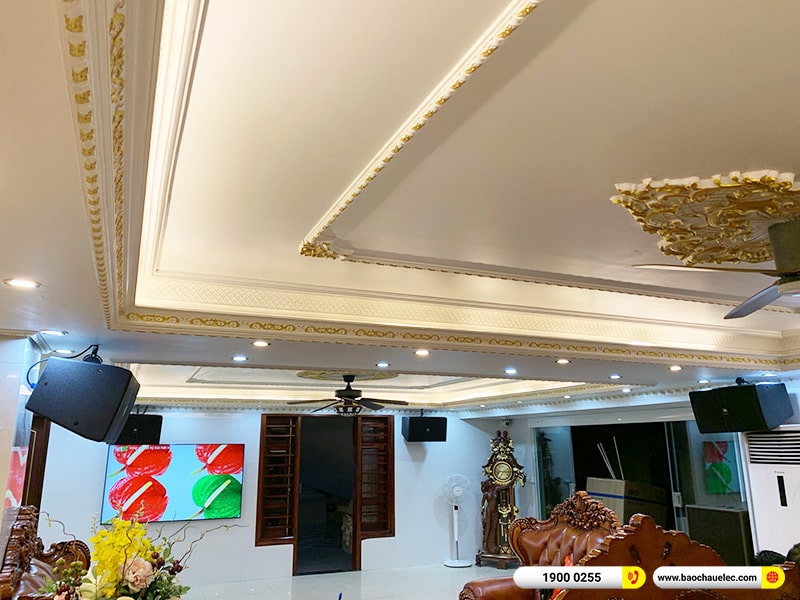 Lắp đặt dàn karaoke JBL 254tr cho chị Hân tại Hà Nội (JBL KP4012 G2, Crown T10, Crown Xli2500, KX180A, BLS218+, VM300,…)