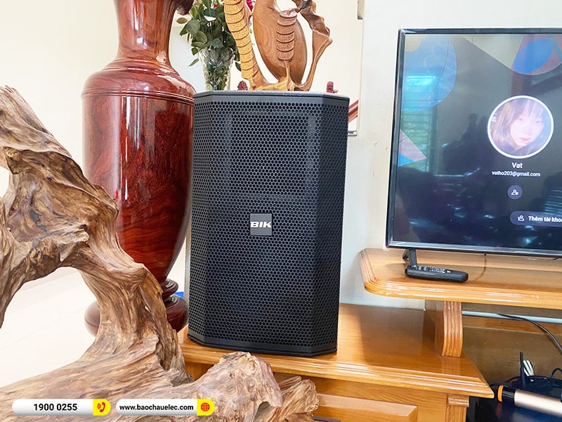 Lắp đặt dàn karaoke trị giá gần 50 triệu cho chị Phượng tại Hải Phòng (BIK BSP 412II, VM630A, BPR-5600, BIK BJ-W35, BIK BJ-U550) 