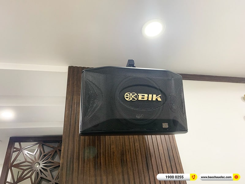 Lắp đặt dàn karaoke trị giá khoảng 20 triệu cho chị Thư tại Hà Nội (BIK BQ-S63, BKSound DP3600 New, BIK BJ-U100) 