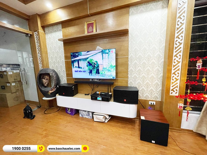 Lắp đặt d&agrave;n karaoke trị gi&aacute; gần 30 triệu cho chị V&acirc;n tại H&agrave; Nội