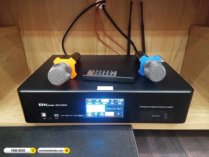 Lắp đặt dàn karaoke trị giá khoảng 15 triệu cho chú Thư tại Hà Nội (Denon DP-C10, BKSound DKA 5500) 