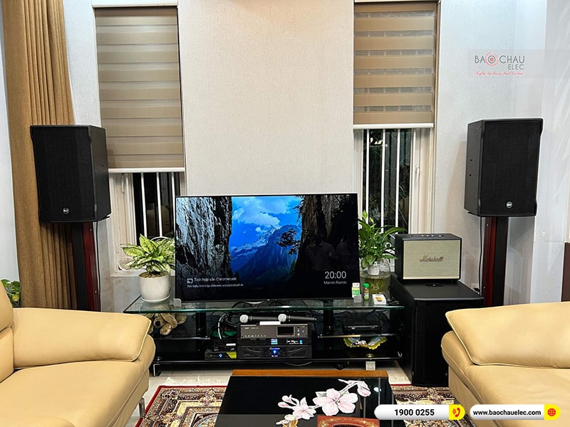 Dàn karaoke gia đình anh Cương