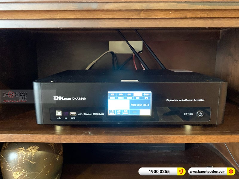 Lắp đặt dàn karaoke gia đình anh Quang