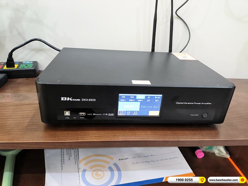 Lắp đặt dàn karaoke trị giá hơn 20 triệu cho anh Toản tại Hà Nội