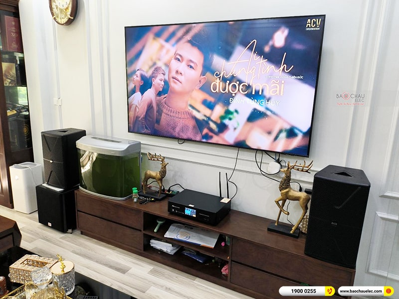 Lắp đặt dàn karaoke trị giá hơn 20 triệu cho anh Toản tại Hà Nội