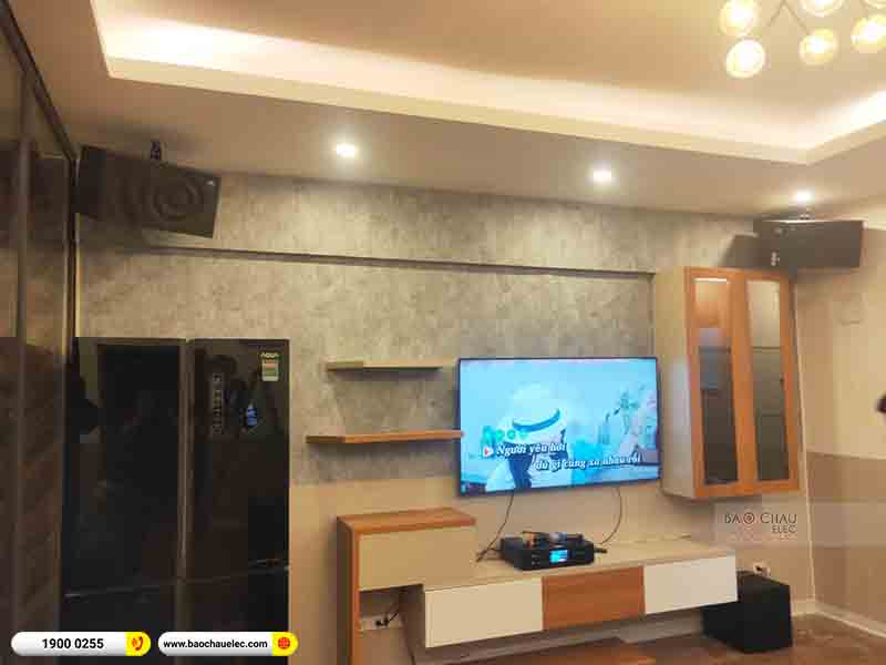 Lắp đặt dàn karaoke gia đình anh Tùng tại Hà Nội
