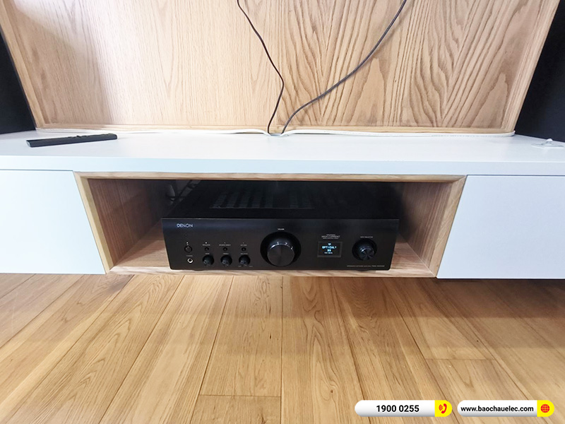 Lắp đặt dàn nghe nhạc trị giá hơn 40 triệu cho anh Dũng tại Hà Nội (B&W 606 S2 Anniversary Edition, Denon PMA-900HNE) 