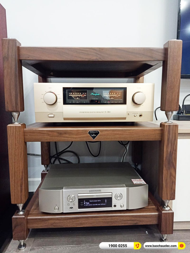 Lắp đặt dàn nghe nhạc trị giá gần 300 triệu cho anh Tuấn tại Hà Nội (BW 702 S2, Accuphase E380, Marantz ND8006, JBL Soundbar 9.1 3D)