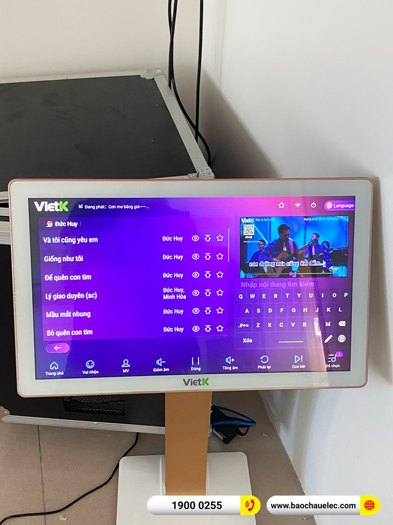 Lắp đặt âm thanh nhà ăn nhân viên khoảng 110 triệu Ngân hàng Argibank tại Hà Nội (JBL KP4012 G2, VM820A, KX180A, 12SP,…)