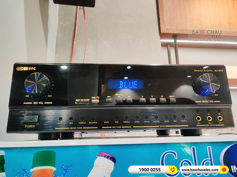 lắp đặt dàn karaoke cho anh Hòa tại Hà Nội