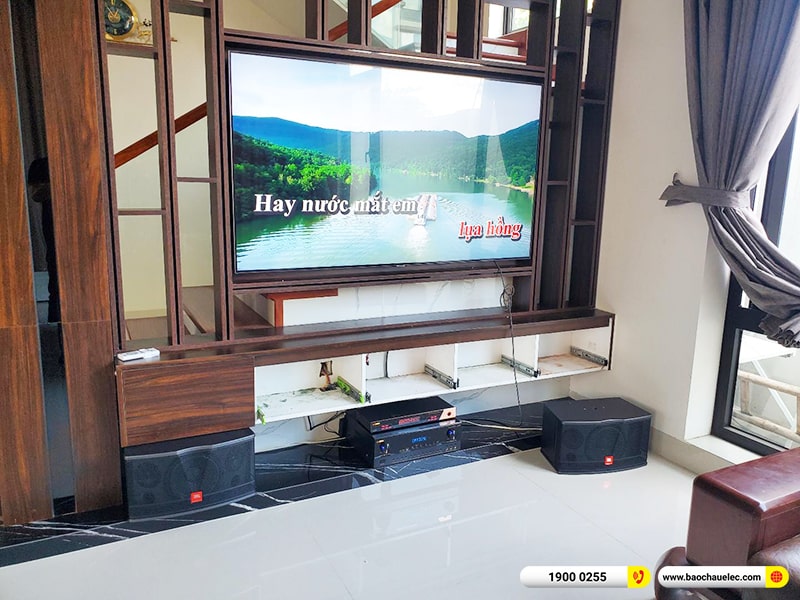 Lắp đặt dàn karaoke JBL hơn 23tr cho anh Minh tại Hà Nội (JBL CV1852T, BIK BJ-A88, BIK BJ-U600) 