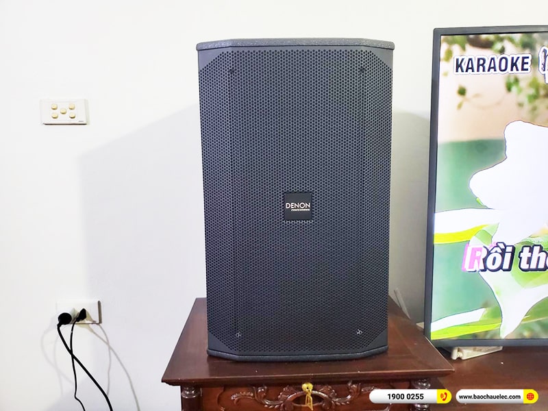 Lắp đặt dàn karaoke trị giá hơn 50 triệu cho chú Nga tại Hà Nội (Denon DN512, VM620A, BPR-5600, SW612B, BJ-U600)