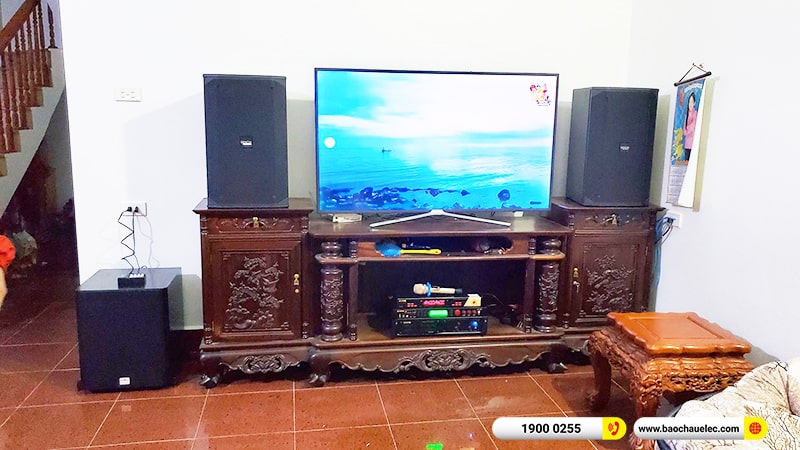 Lắp đặt d&agrave;n karaoke trị gi&aacute; hơn 50 triệu cho ch&uacute; Nga tại H&agrave; Nội
