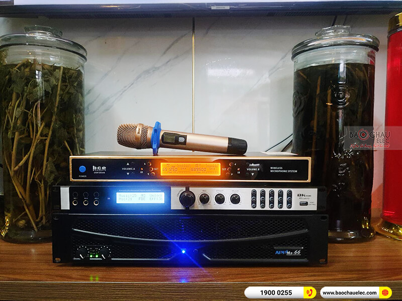 Lắp đặt dàn karaoke anh Hà tại Hà Nội
