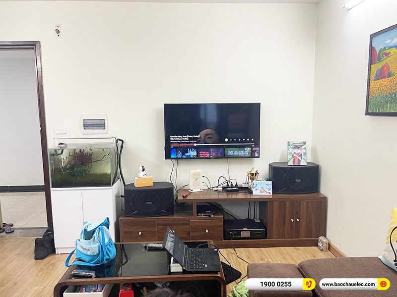 Lắp đặt dàn karaoke trị giá hơn 15 triệu cho anh Quân tại Hà Nội (Denon DP-C10, BKSound DKA 5500) 