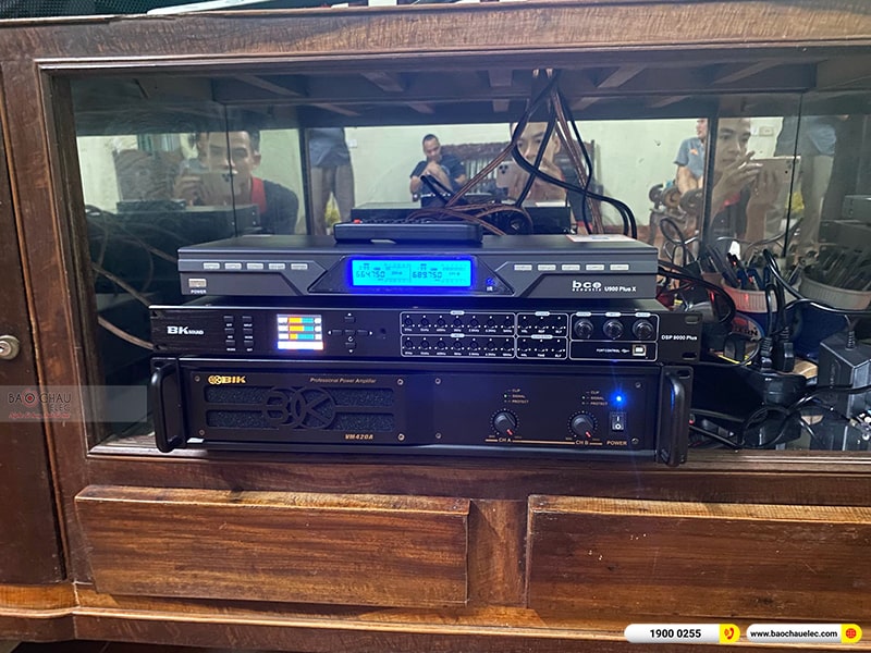 Lắp đặt dàn karaoke trị giá gần 20 triệu cho chú Thắng tại Hà Nội (BIK BQ-S63, VM420A, DSP-9000 Plus, U900 Plus X)