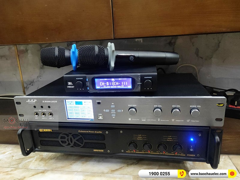 Lắp đặt dàn karaoke gia đình chị Hiền tại Hà Nội