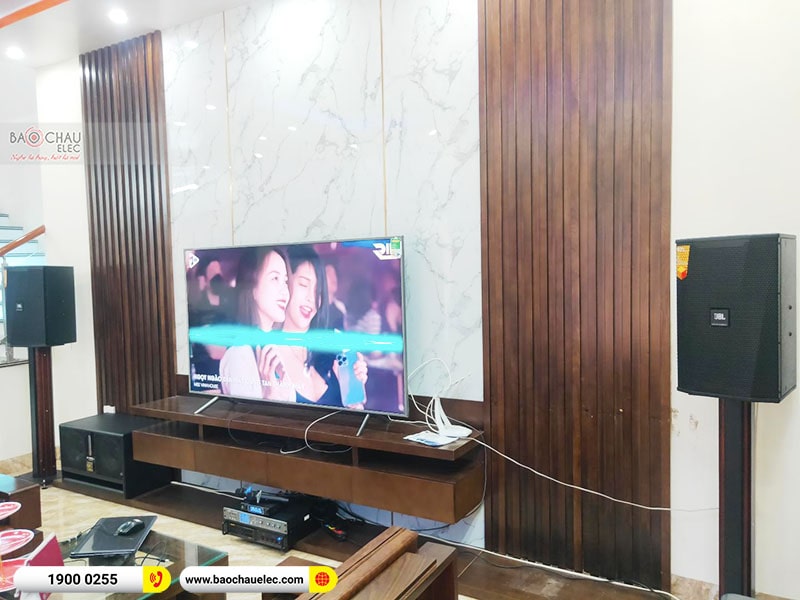 Lắp đặt d&agrave;n karaoke gia đ&igrave;nh chị Hiền tại H&agrave; Nội