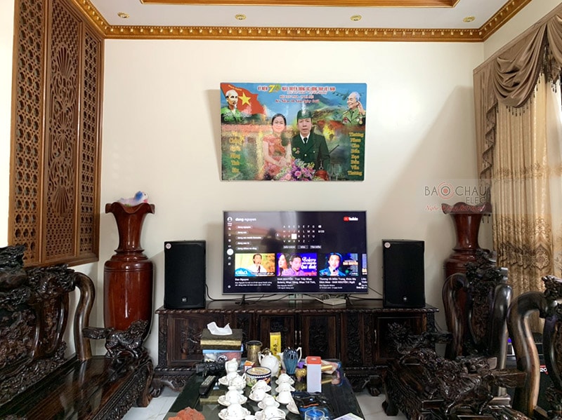 C&ocirc;ng tr&igrave;nh lắp đặt loa RCF cho d&agrave;n karaoke gia đ&igrave;nh h8