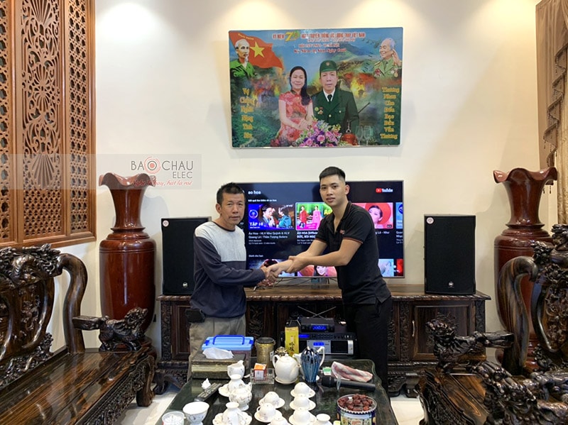 Dàn karaoke cao cấp của gia đình chị Thắng h6