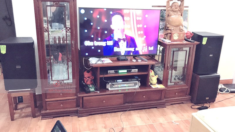 dàn karaoke cho gia đình chị Hường ở Đền Lừ h6