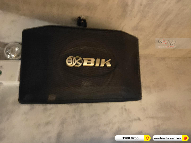 Lắp đặt thêm bộ dàn karaoke cho nhà hàng Hàn Quốc tại Hà Nội (BIK BQ-S63, BKSound DKA 6500) 