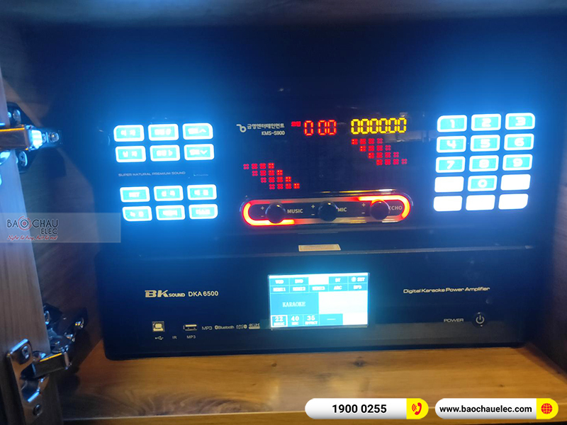 Lắp đặt thêm bộ dàn karaoke cho nhà hàng Hàn Quốc tại Hà Nội (BIK BQ-S63, BKSound DKA 6500) 