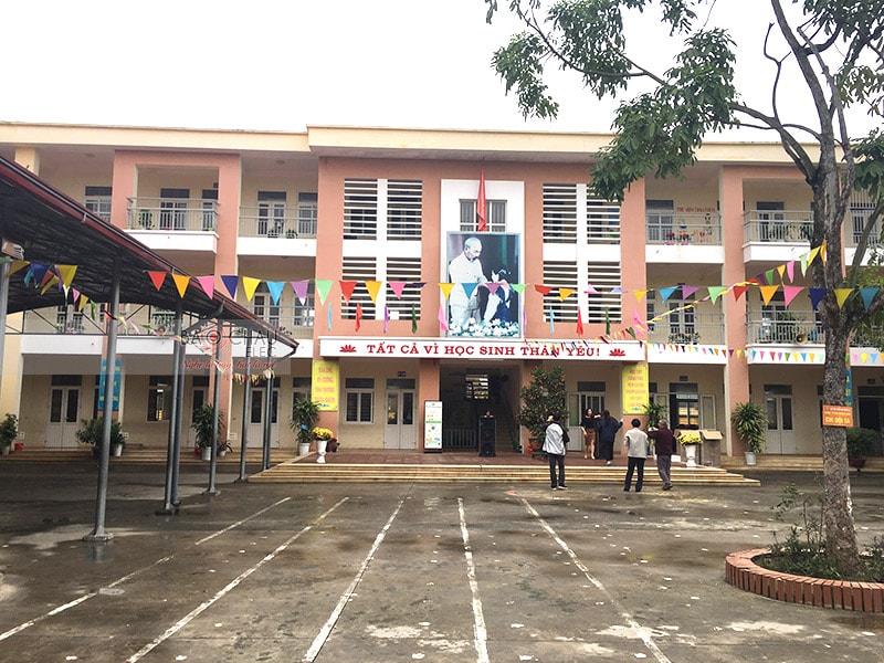 Dàn âm thanh hội trường cho trường Tiểu Học, Võng La h7