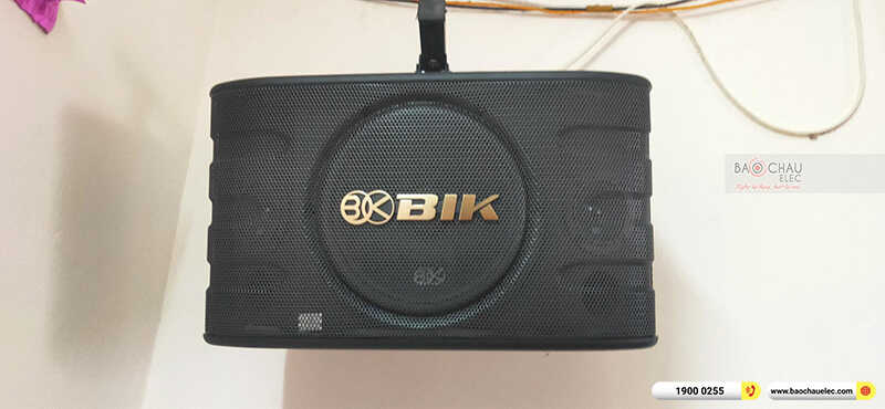 Lắp đặt dàn karaoke trị giá gần 20 triệu cho anh Cường tại Hà Nội (BIK BJ-S668, BIK BJ-A88, AAP K800II)