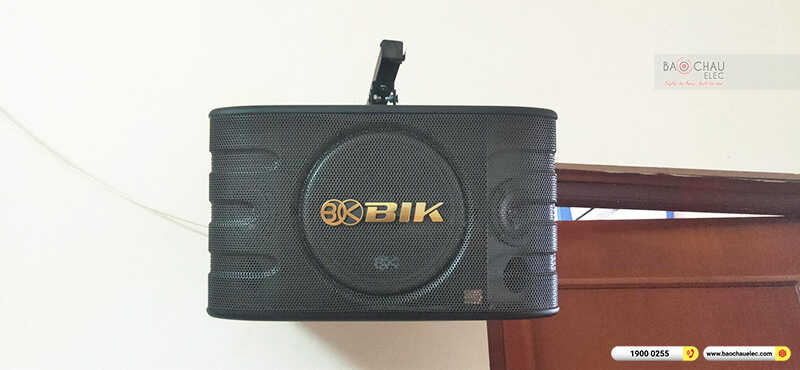 Lắp đặt dàn karaoke trị giá gần 20 triệu cho anh Cường tại Hà Nội (BIK BJ-S668, BIK BJ-A88, AAP K800II)