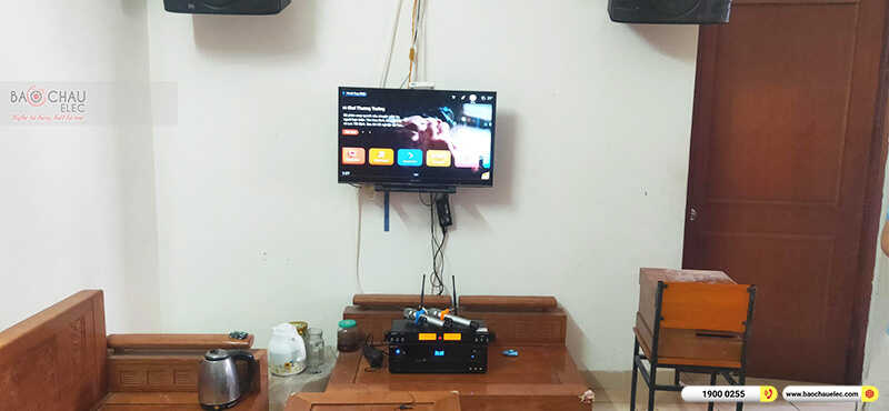 Lắp đặt dàn karaoke trị giá gần 20 triệu cho anh Cường tại Hà Nội (BIK BJ-S668, BIK BJ-A88, AAP K800II)