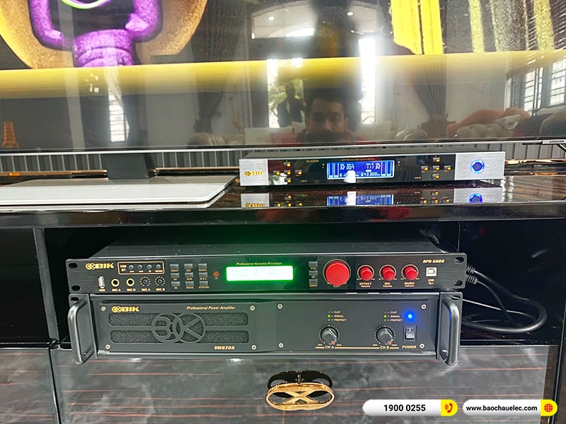 Lắp đặt dàn karaoke trị giá gần 50 triệu cho anh Dũng tại Hà Nội (BIK BSP 412II, VM620A, BPR-5600, SW815, BJ-U500)