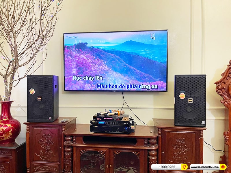 Lắp đặt dàn karaoke trị giá hơn 50 triệu cho anh Huy tại Hà Nội (BMB CSS 1210SE, VM620A, BPR-8500, BJ-W25A, BJ-U600) 
