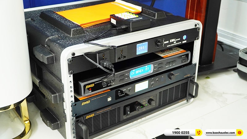 Lắp đặt dàn karaoke trị giá hơn 110 triệu cho anh Long tại Hà Nội (BMB CSS 1212SE, BMB DAD950, BMB KSP50, RCF 702ASII, WB-5000)