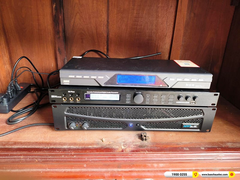 Lắp đặt dàn karaoke trị giá khoảng 30 triệu cho anh Mạnh tại Hà Nội (Domus DP6100 Max, APP MZ46, X5 Plus, SW612C, U900 Plus X) 