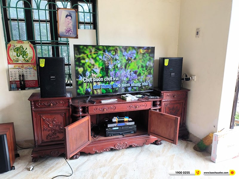Lắp đặt dàn karaoke trị giá khoảng 30 triệu cho anh Mạnh tại Hà Nội (Domus DP6100 Max, APP MZ46, X5 Plus, SW612C, U900 Plus X) 