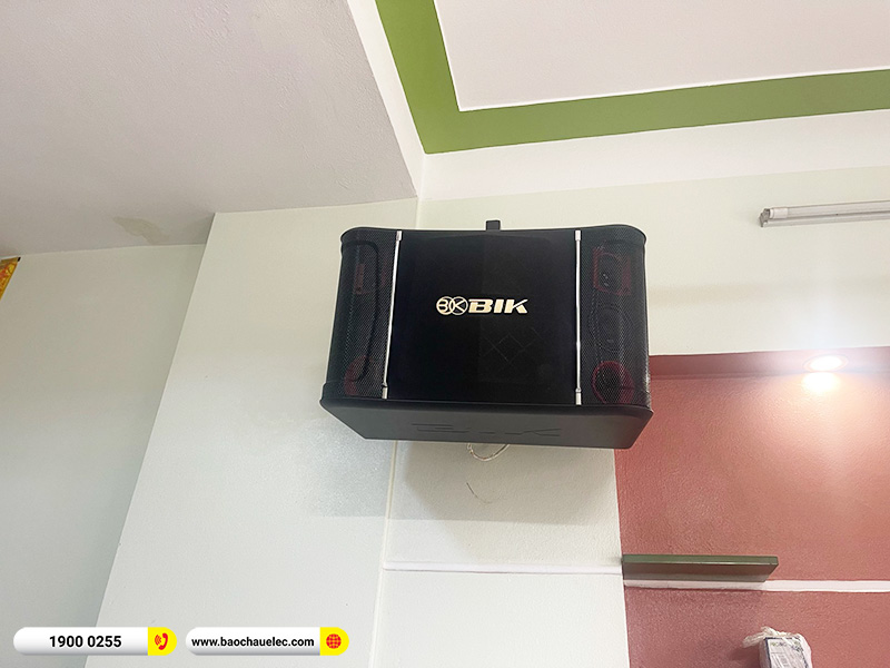 Lắp đặt dàn karaoke trị giá khoảng 20 triệu cho anh Tiền tại Hà Nội (BIK BJ-S968, BKSound DKA 6500) 