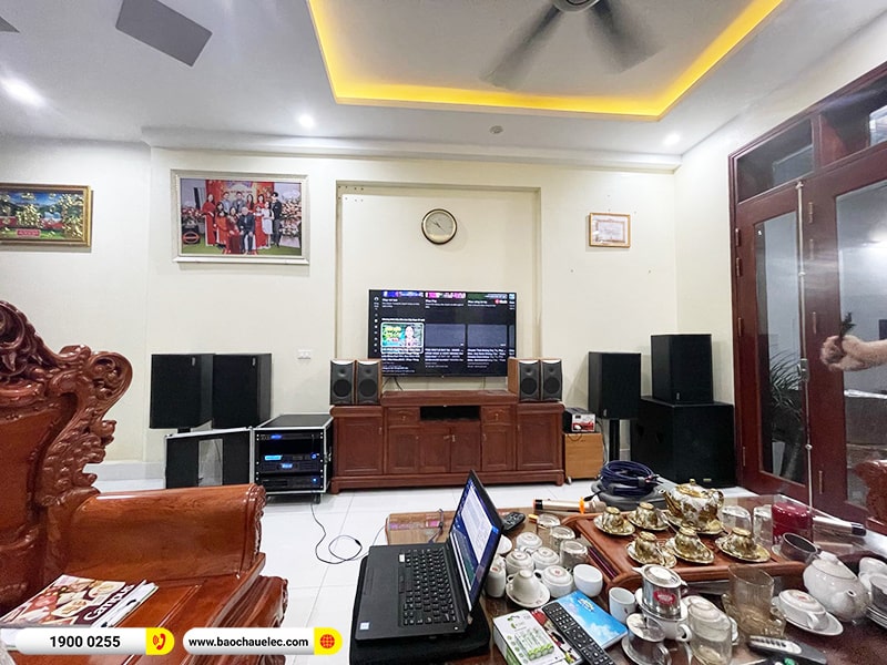 Lắp đặt dàn karaoke trị giá 78tr cho bác Chiến tại Hà Nội (Denon DP-R312, VM840A, BPA-8200, BPR-8500, RWX 18C, BJ-U550,…)