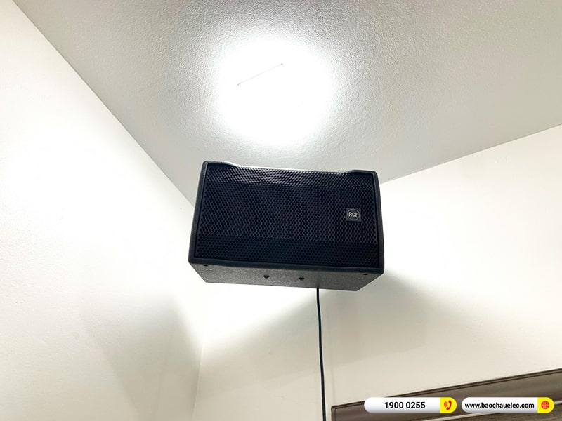 Lắp đặt dàn karaoke RCF hơn 98tr cho chị Hà tại Hà Nội (RCF CMAX 4110, Crown T5, KX180A, A120P, JBL VM300,…) 