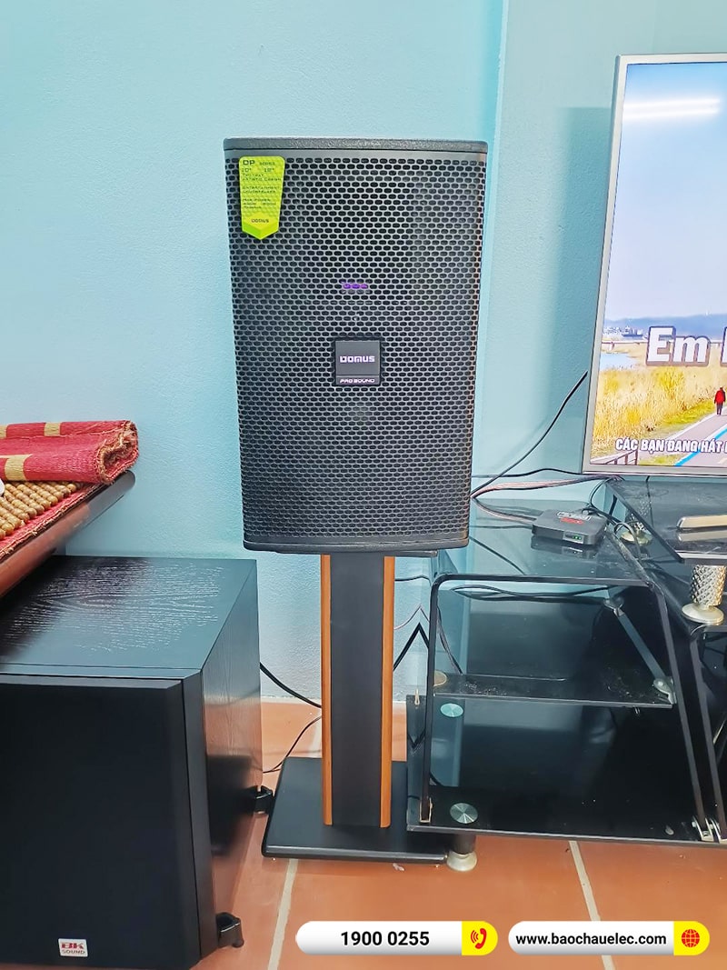Lắp đặt dàn karaoke trị giá hơn 40 triệu cho chú Tảo tại Hà Nội (Domus DP6120 Max, VM620A, BPR-8500, SW612B, UGX12 Gold) 