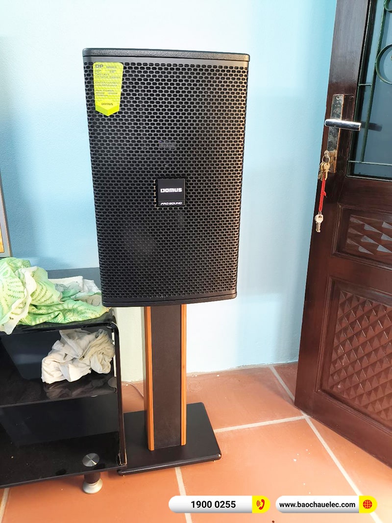 Lắp đặt dàn karaoke trị giá hơn 40 triệu cho chú Tảo tại Hà Nội (Domus DP6120 Max, VM620A, BPR-8500, SW612B, UGX12 Gold) 
