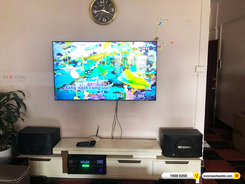 Lắp đặt dàn karaoke gia đình anh Khương