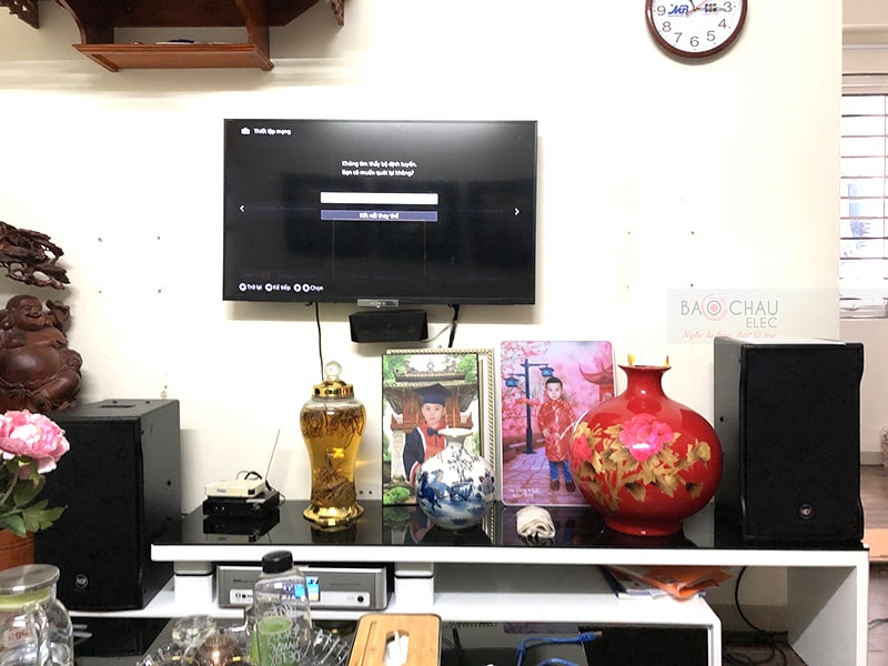Dàn karaoke gia đình anh Thái ở Cầu Đông Trù h4